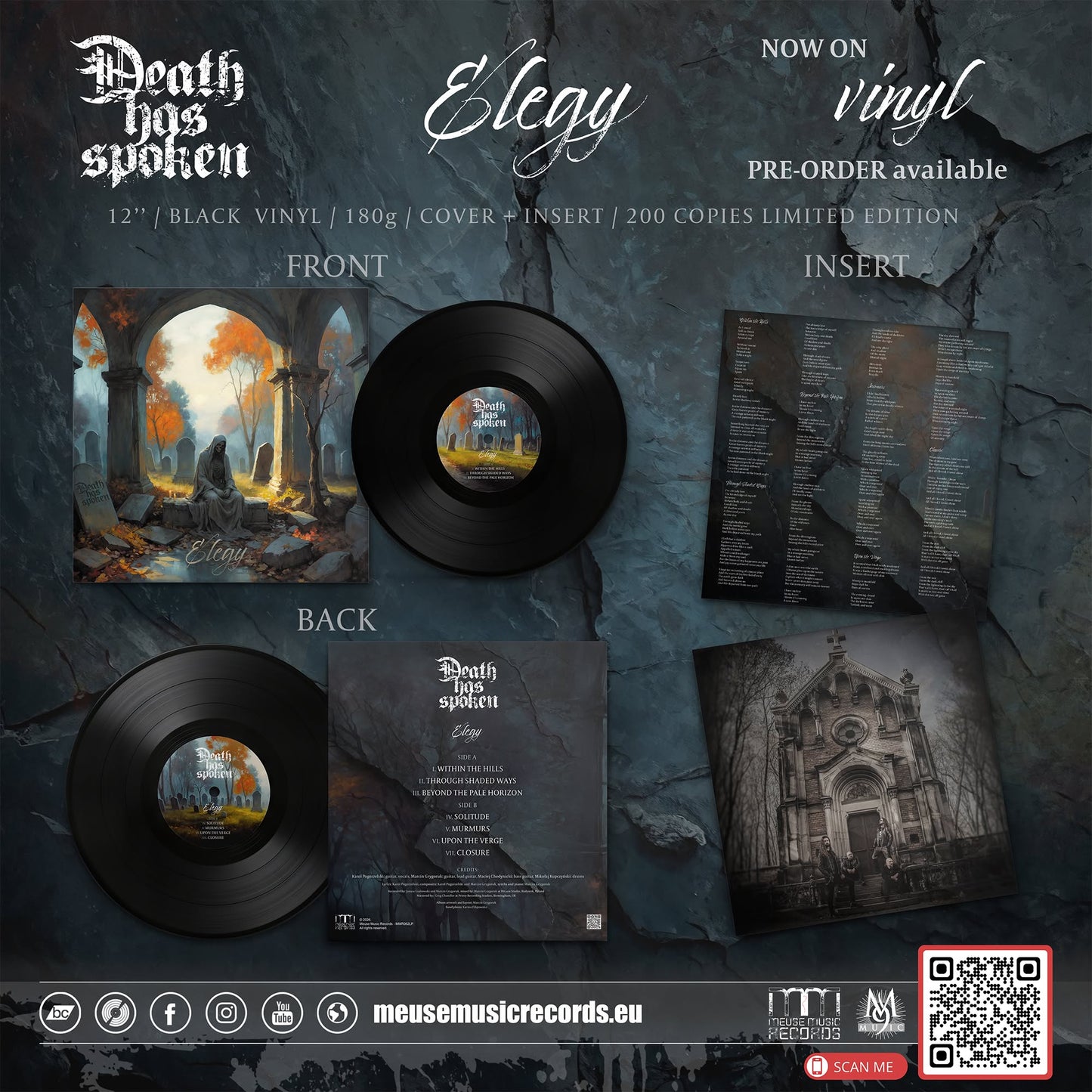 DEATH HAS SPOKEN - Elegy (12") !!!PRE-ORDER!!!