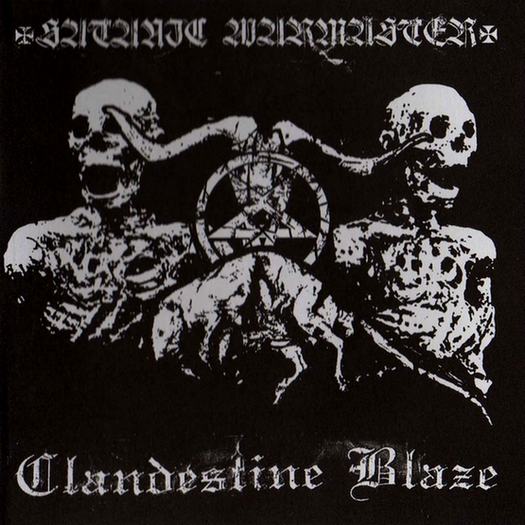 SATANIC WARMASTER / CLANDESTINE BLAZE - s/t (Split CD)