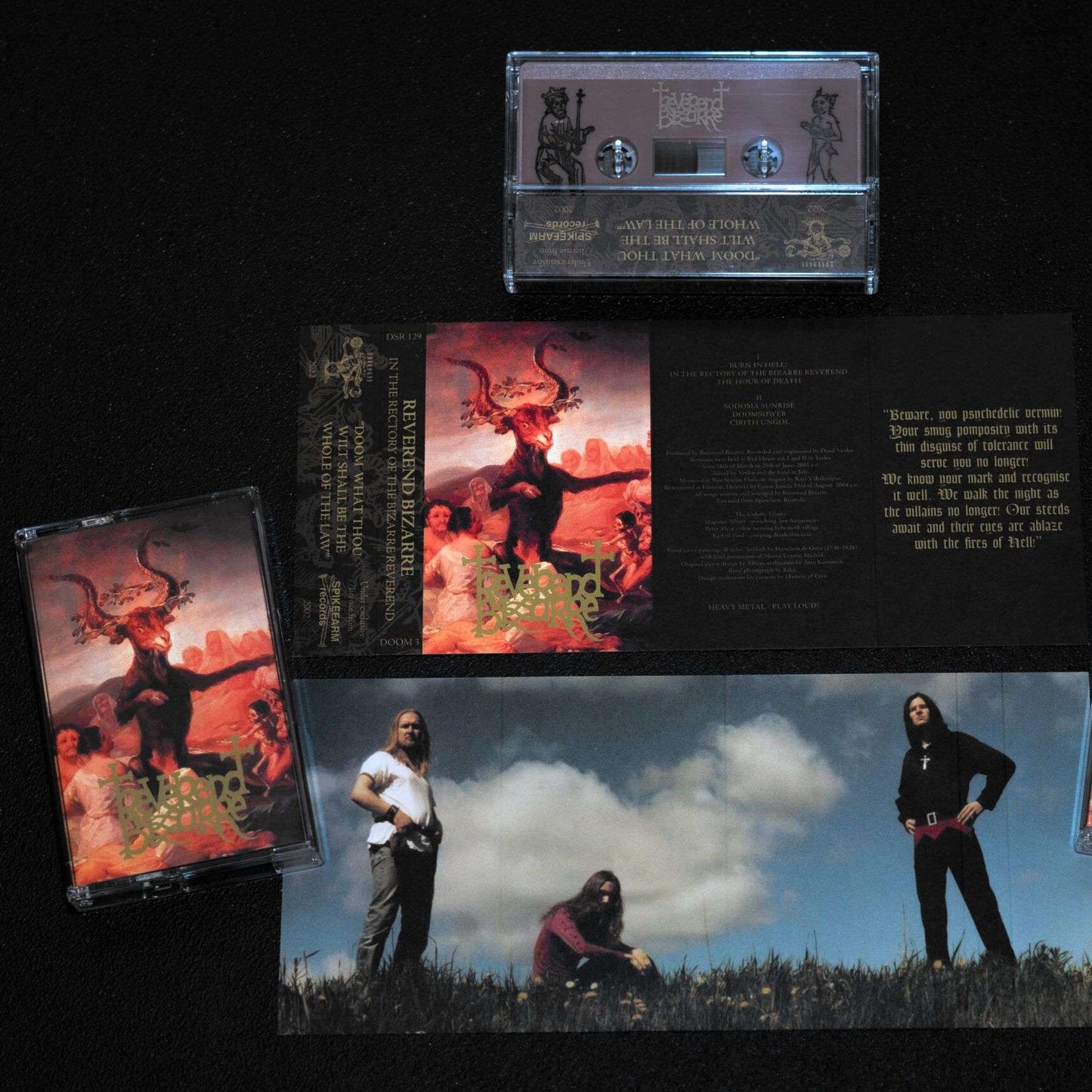 REVEREND BIZARRE - In The Rectory Of The Bizarre Reverend (Tape)
