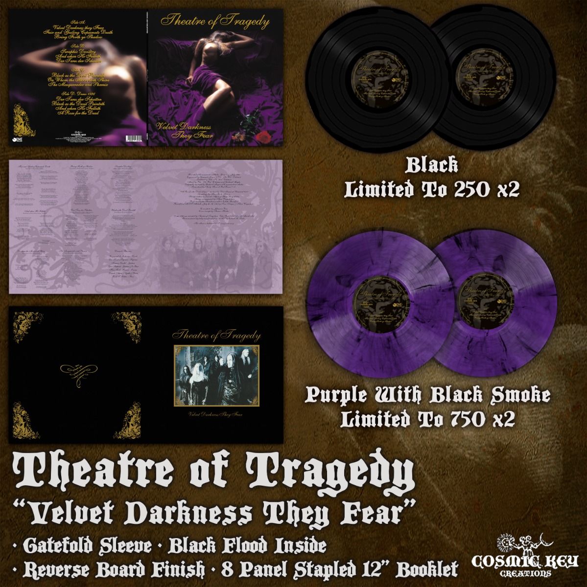 THEATRE OF TRAGEDY - Velvet Darkness They Fear (2 x 12")